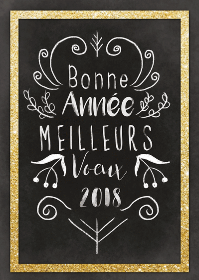 modele pour ecrire une carte de bonne annee